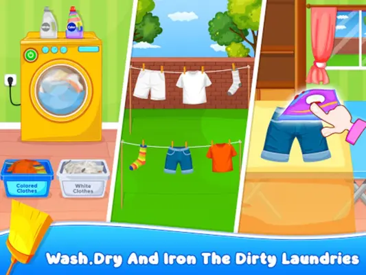 Sweet House Cleaning Game android App screenshot 1