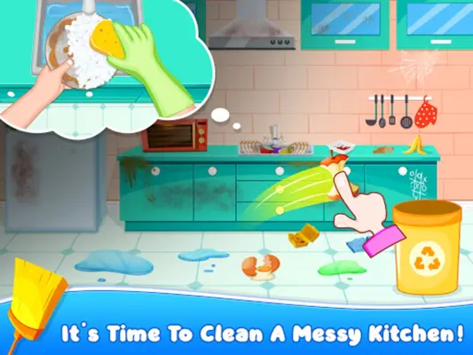 Sweet House Cleaning Game android App screenshot 3